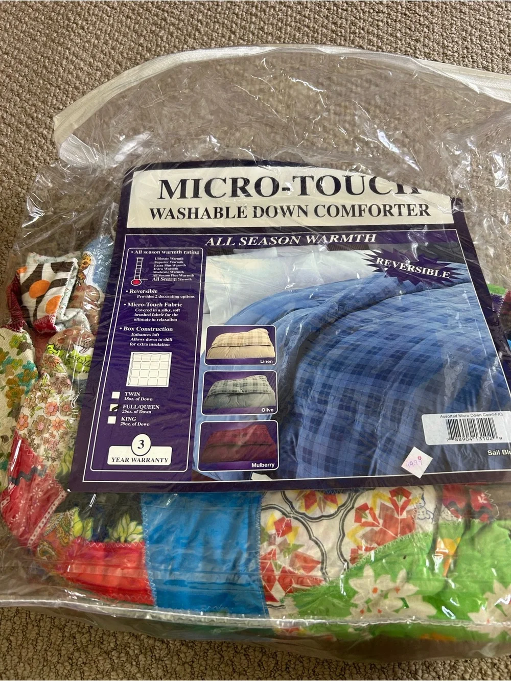 Washable Down Comforter